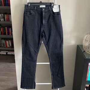 NWT Abercrombie and Fitch Black Denim The Skinny High Rise Size 10/30 Short